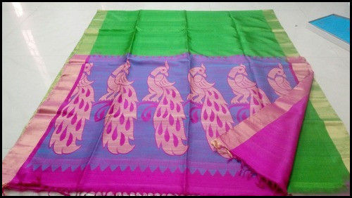 Uppada Handloom Designer Saree - Color: As Per Clienta  S Need