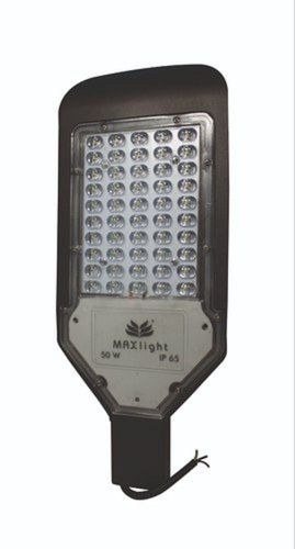 Black 50W 6500K Metal Body Led Street Lights