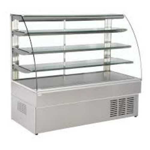 Silver Bend Glass Display Counter 