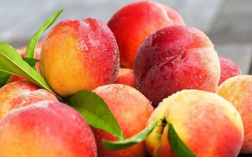 Healthy and Natural Fresh Peach