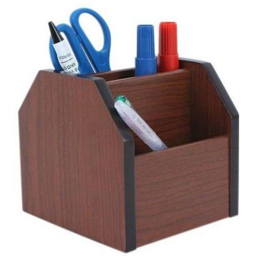 Fine Finish Modern Wooden Pen Stand