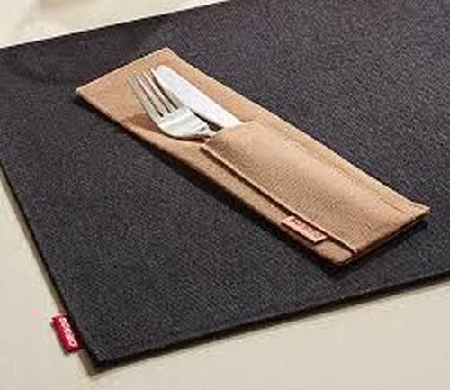 Leather Cutlery Holder - Customizable Sizes and Colors, Easy to Clean and Durable Design