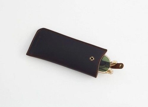 Different Colors Available Genuine Leather Soft Stylish Sunglasses Eyeglasses Spectacle Case