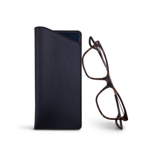 Different Colors Available Genuine Leather Soft Stylish Sunglasses Eyeglasses Spectacle Case