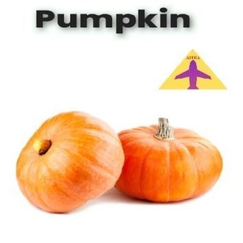 Round Healthy And Natural Fresh Pumpkin