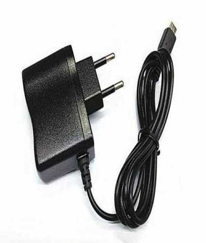 ब्लैक 3 पिन मोबाइल चार्जर