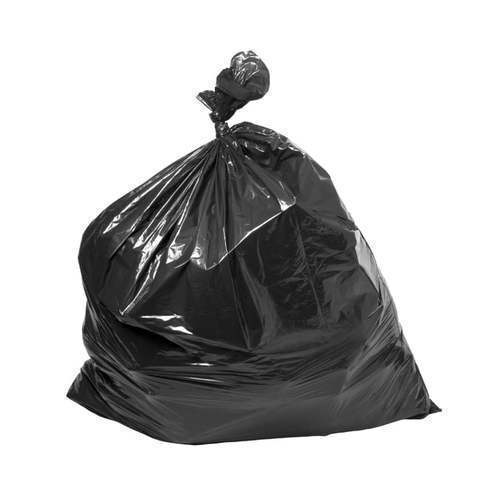 Black Plain Bin Bag