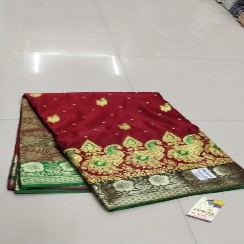 Designer Kanchipuram Pattu Saree With Blouse Piece