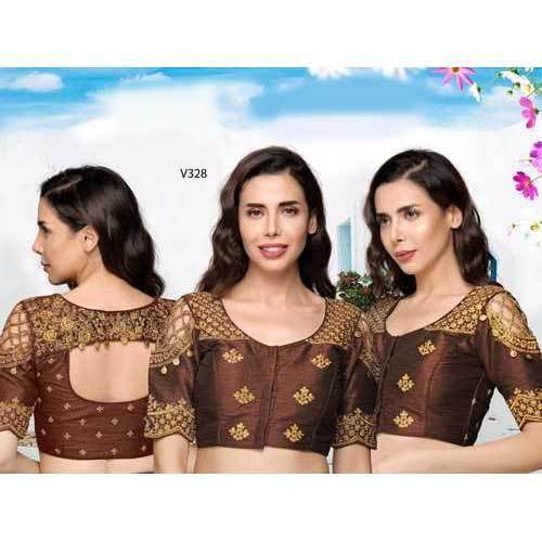 All Party Wear Stitched Embroidery Designer Blouse