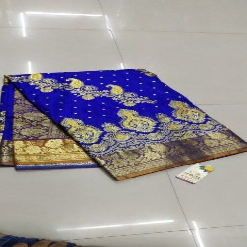 All Silk Kanchipuram Pattu Saree 6.3 M With Blouse Piece