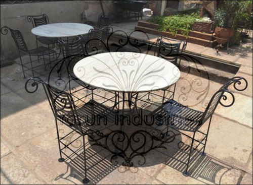 4 Seater Dining Wrought Iron Furniture