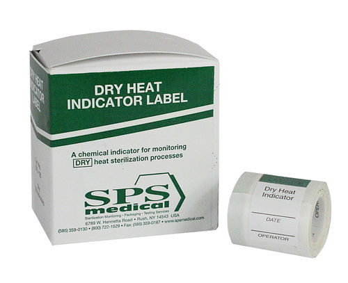 Dry Heat Indicator Label DTL-125