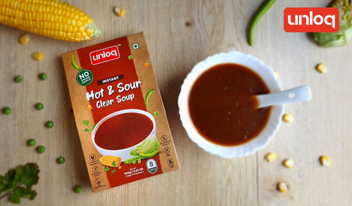 Natural Instant Jain Hot And Sour Soup Mix Powder, 100gm