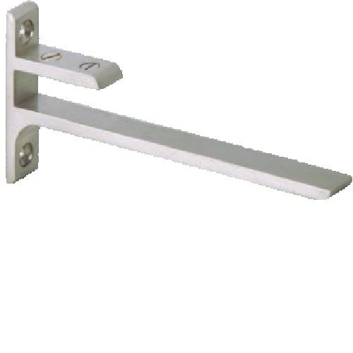 Stainless Steel F Shaped Bracket - Polished Finish, Plain Design | Ideal for Wall Mounting, Glass and Door Fittings