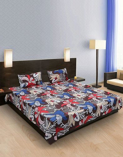 Anti Shrink Printed Cotton Bedsheet