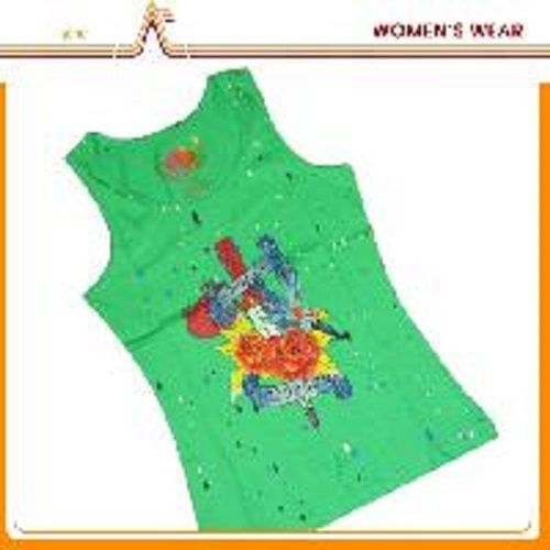 Various Colors Are Available Designer Sleeveless Knitted Tops