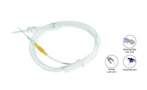 White Disposable Iv Infusion Set