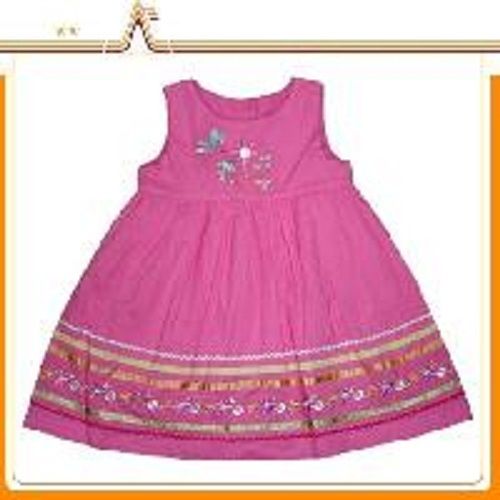 Various Colors Are Available Sleeveless Kids Woven Top