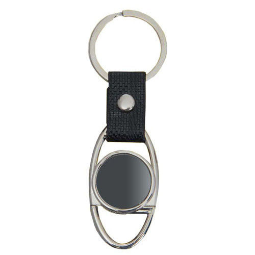 Black And Grey Eye Shape Keychain