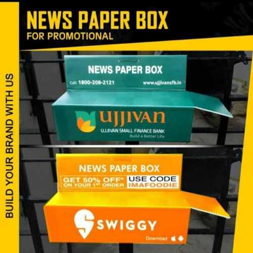 Promotional News Paper Box Size: Customised