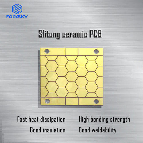 Slitong Ceramic Printed Circuit Board With Fast Heat Dissipation And Good Insulation Board Thickness: 0.1-2.0 Millimeter (Mm)