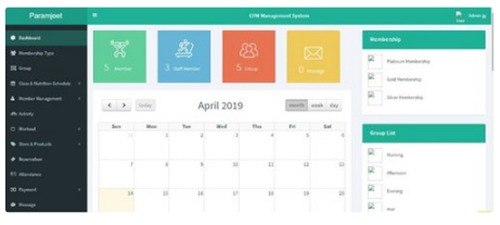 Gym Management Development Service