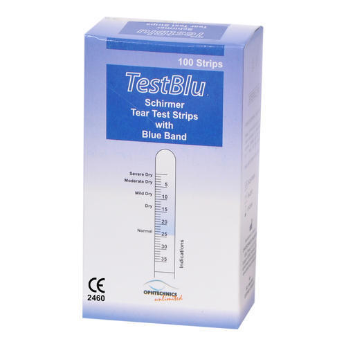 Schirmer Tear Test Strips With Blue Band