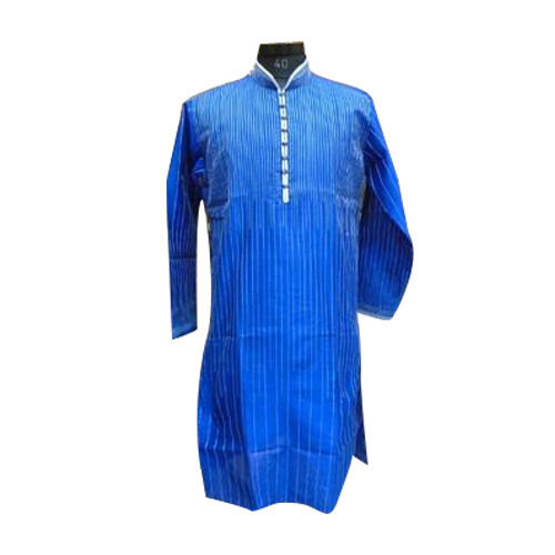 All Blue Color Full Sleeves Mens Fancy Kurta Pajama