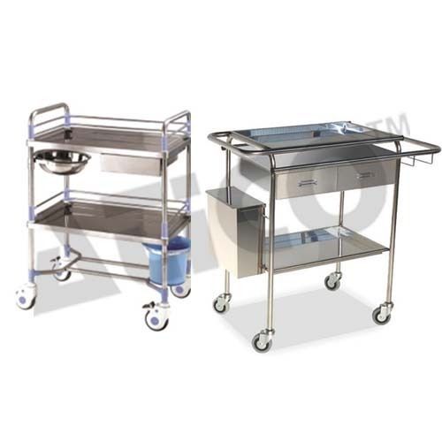 Dressing Trolley With Drawer And Dustbin Dimension(L*W*H): 60L X 45W X 80H  Centimeter (Cm)