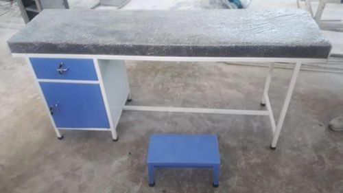 Fold-Able Rails Mild Steel Examination Table