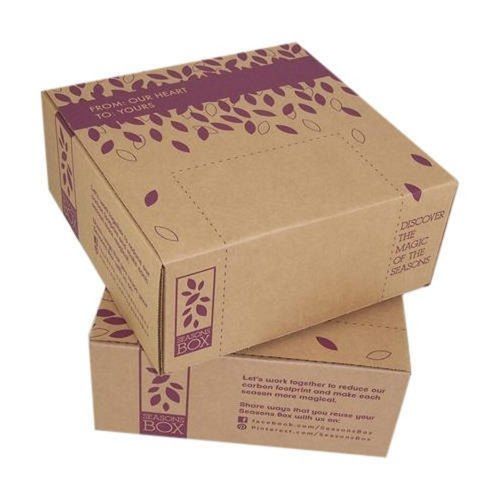 Kraft Paper Die Cut Style Corrugated Packaging Box