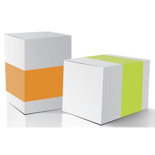 White Plain Mono Paper Packing Cartons