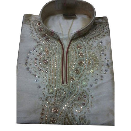 All Full Sleeves Chinese Collar Mens Embroidered Kurta