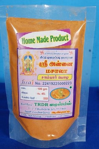 Home Made Sambar Powder Grade: A-Grade