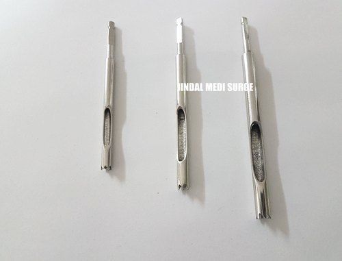 Stainless Steel Orthopedic Hollow Reamer For Removal Damage Screws