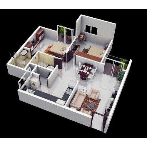 3D Architectural House Map Designing Service