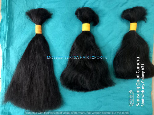 Black Bulk Double Drawn Virgin Remy Hair