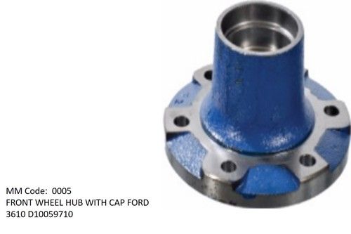 Blue Front Wheel Hub With Cap