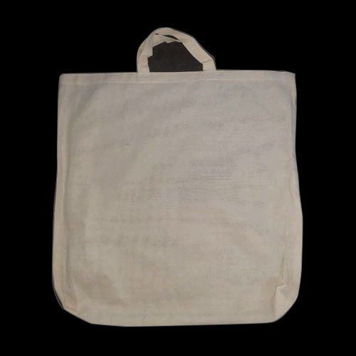 Loop Handle Cotton White Bag