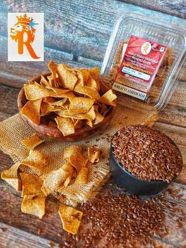 Whole wheat Roasted Flax-Seed Chips