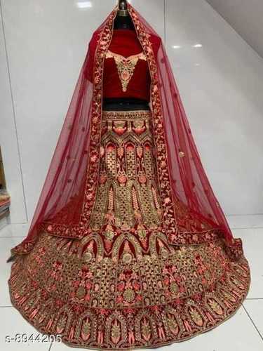 Red Bridal Lehenga