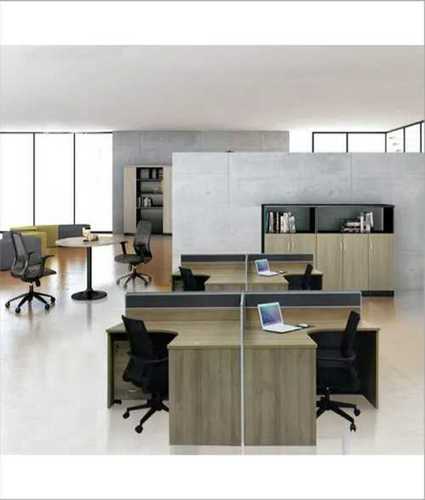 Brown Designer Modular Office Furniture