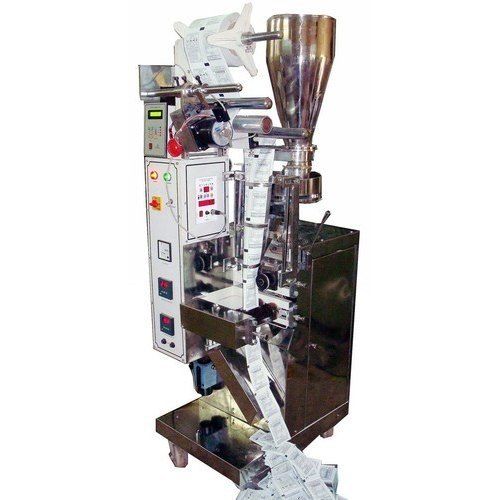 Automatic Heat Seal Granules Pouch Packing Machine - 20-100mm Pouch Width, 50-200mm Pouch Length, 50-220mm Film Width | Silver Metal, Electric Drive, HMI Control System, 400kg Weight, Fully Computerized