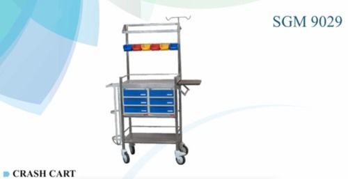 Adjustable Height High Design Crash Cart