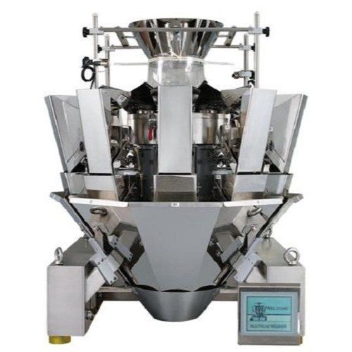 Silver Single Phase Ss 10 Head Multihead Weigher With Capacity Of 120 Pouch/Min