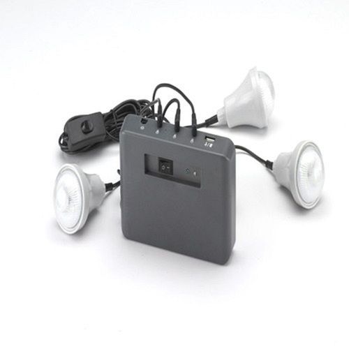 Grey Smart Led Solar Home Light System