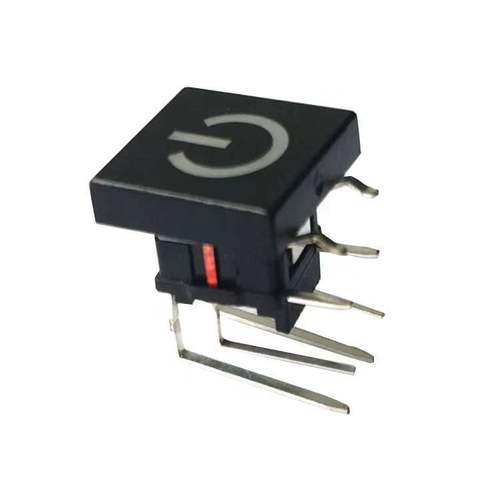 Spst Momentary 12v Dc Right Angle Led Tactile Push Button Switch