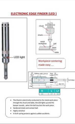 Electronic Edge Finder (LED)