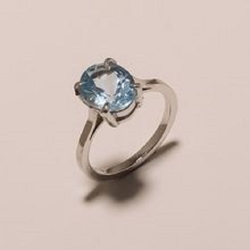 Attractive Silver Solitaire Ring