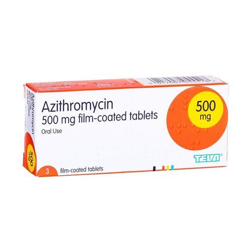 Azithromycin Film Coated Tablets, 500mg